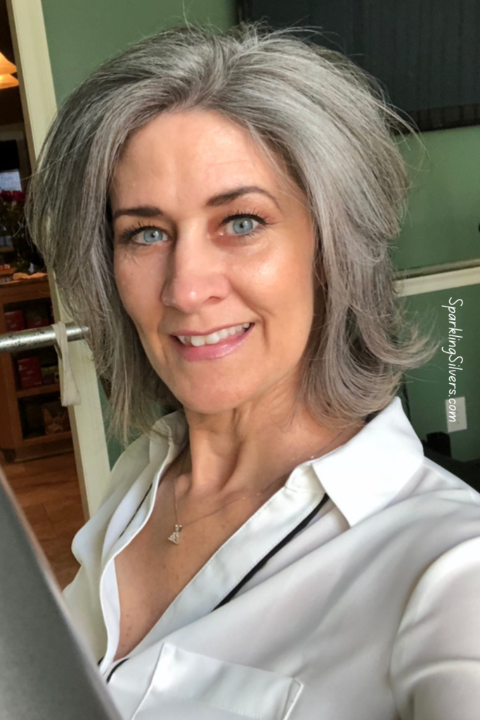 Natural gray hair color