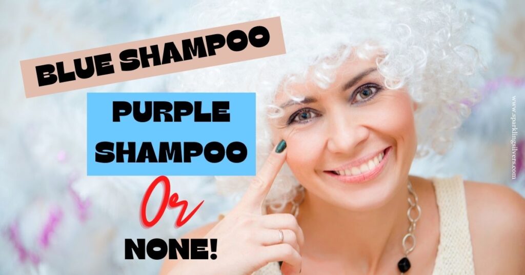 blue shampoo purple shampoo silver shampoo