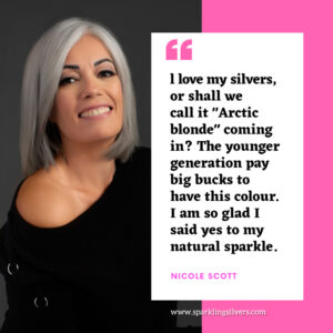 sparklingsilvers gray grey silver hair quote