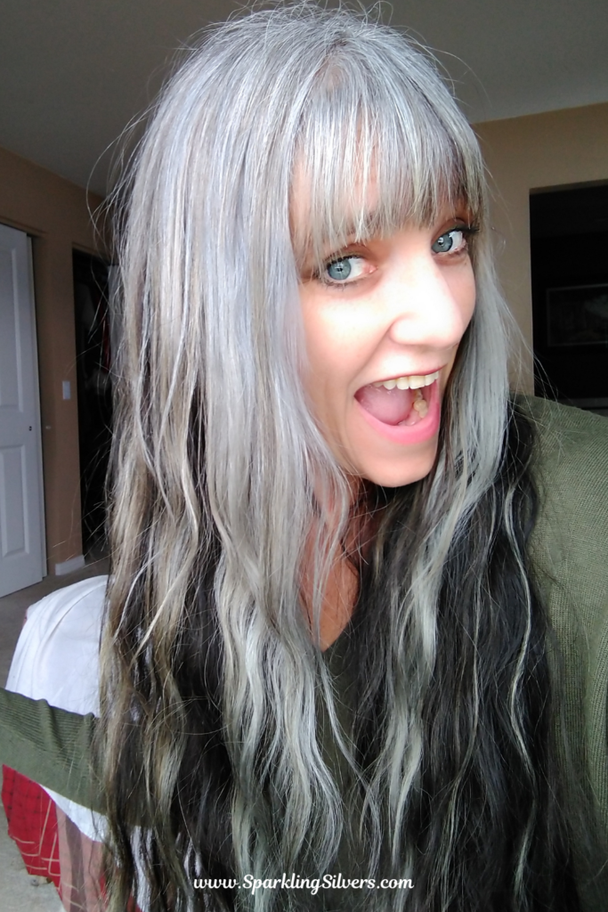 Blending gray hair at home