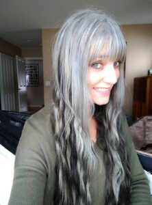 Gray hair blending and toning sparklingsilvers