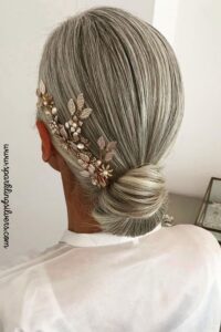 grey hairstyle