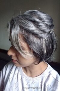 gray hairstyles