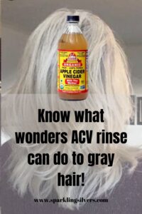 Acv rinse for gray hair