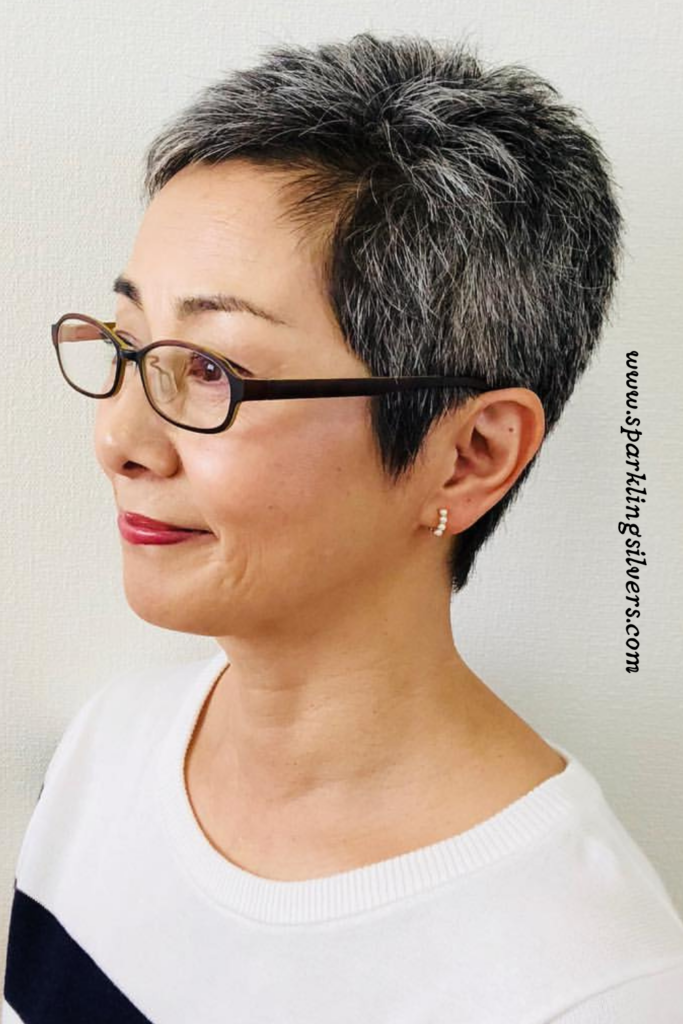 Short Haircuts For Growing Out Gray Hair Sparklingsilvers