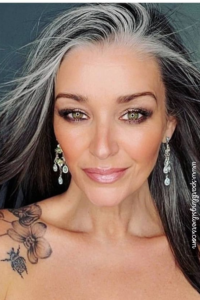 grey hair transformation