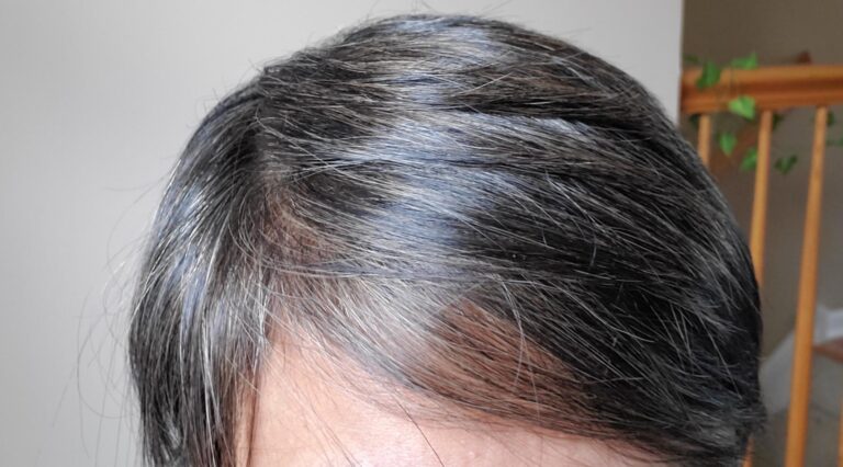 gray coverage by semi permanent hair colour