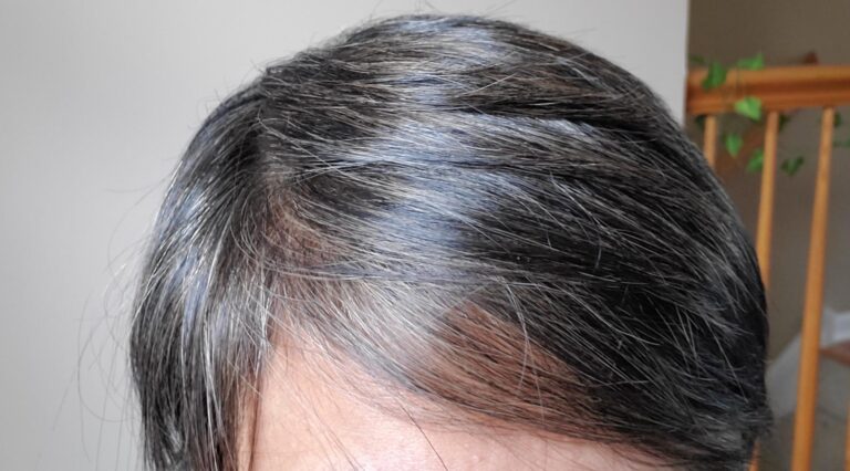 Go gray using semi permanent hair color