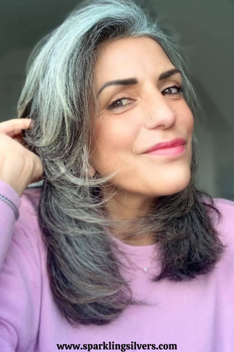 Abi's Grey Hair Transformation Story - SparklingSilvers