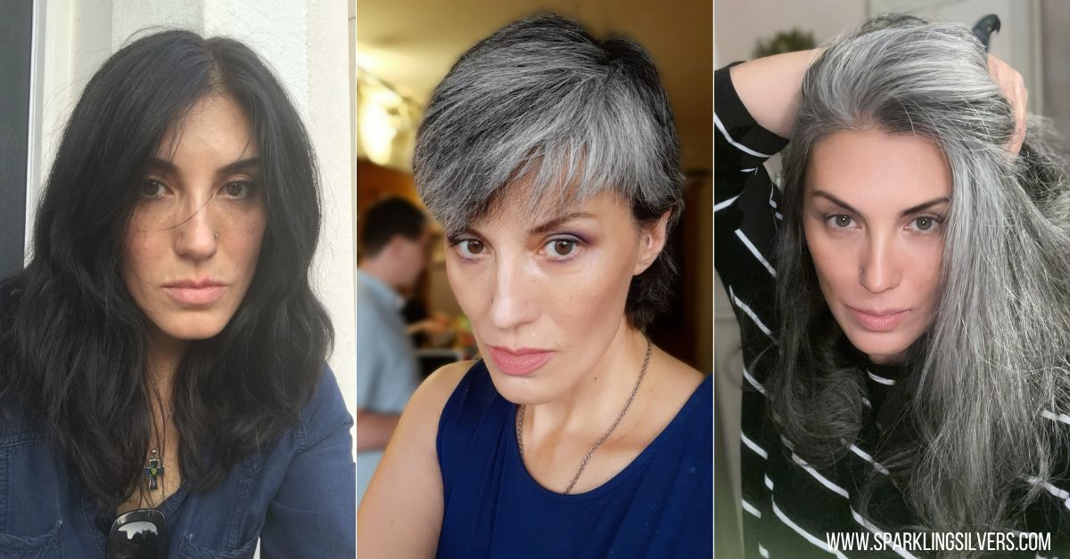 GRAY HAIR TRANSITION STORIES Archives - SparklingSilvers