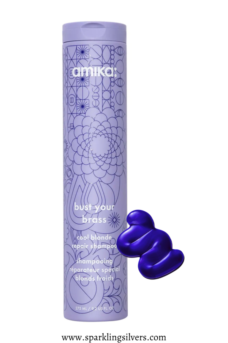 Amika bust your brass cool blonde repair shampoo