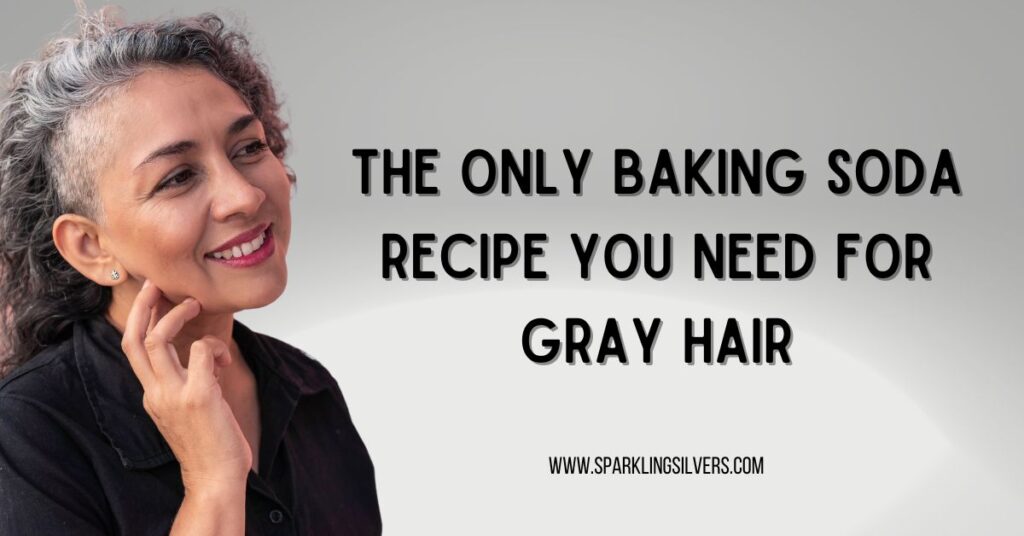 Baking soda for gray hair