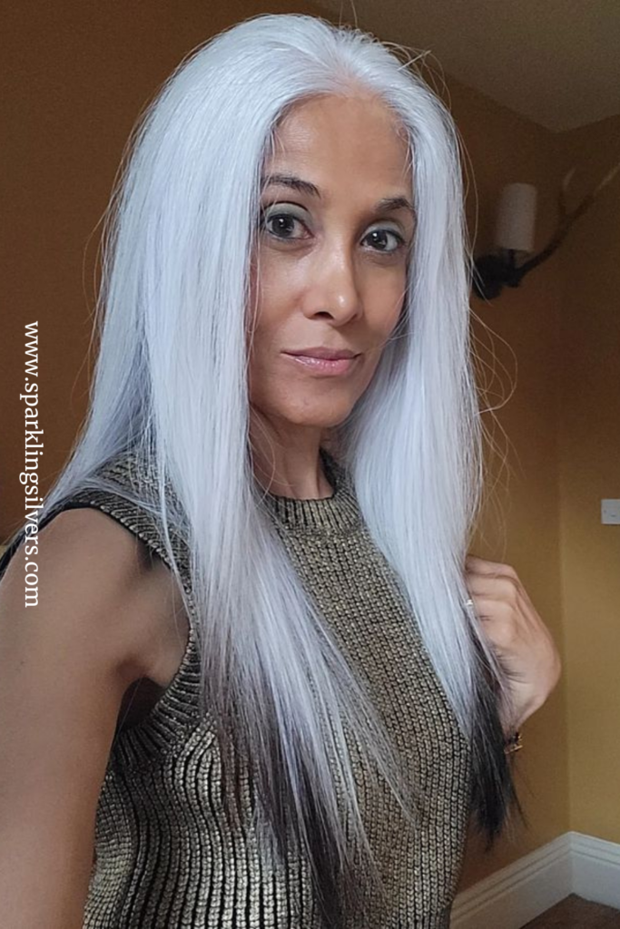Going grey and loving it
