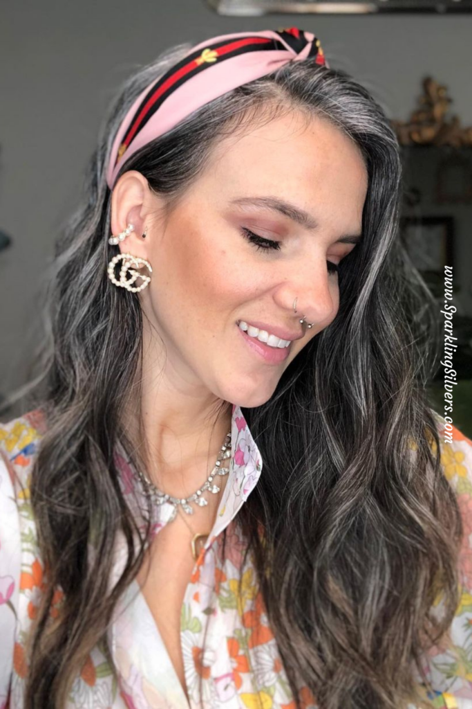 cover grey hair with headbands