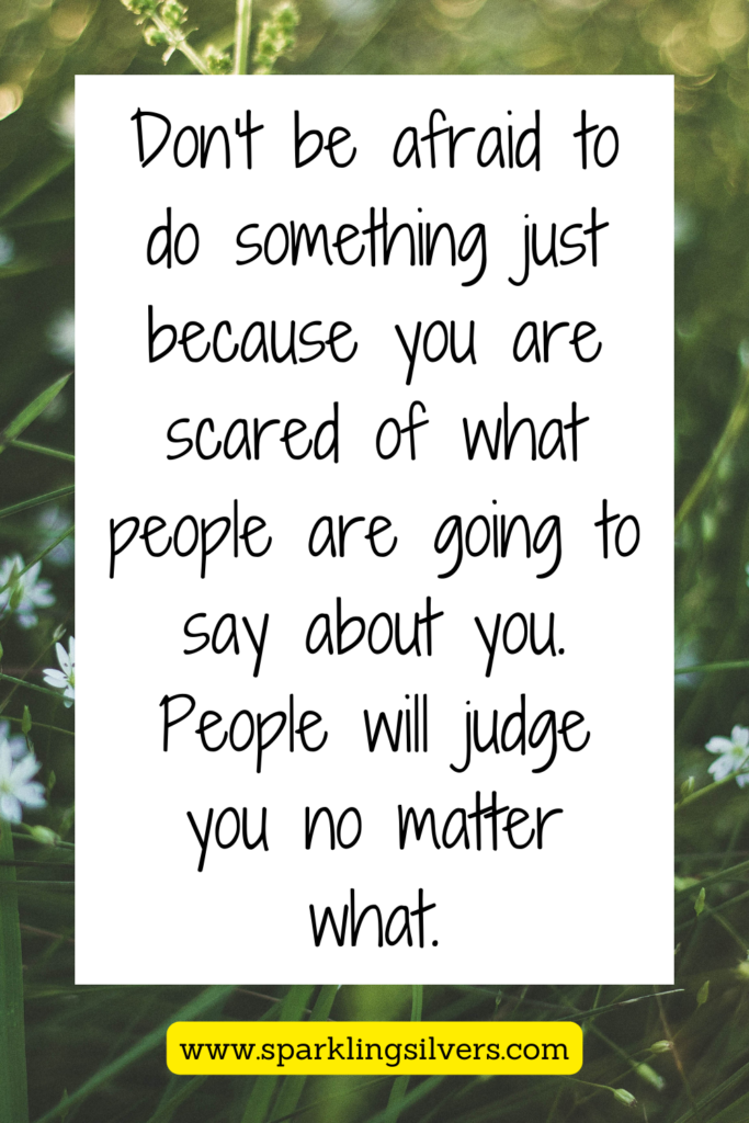 Don't fear going grey because people will judge you no matter