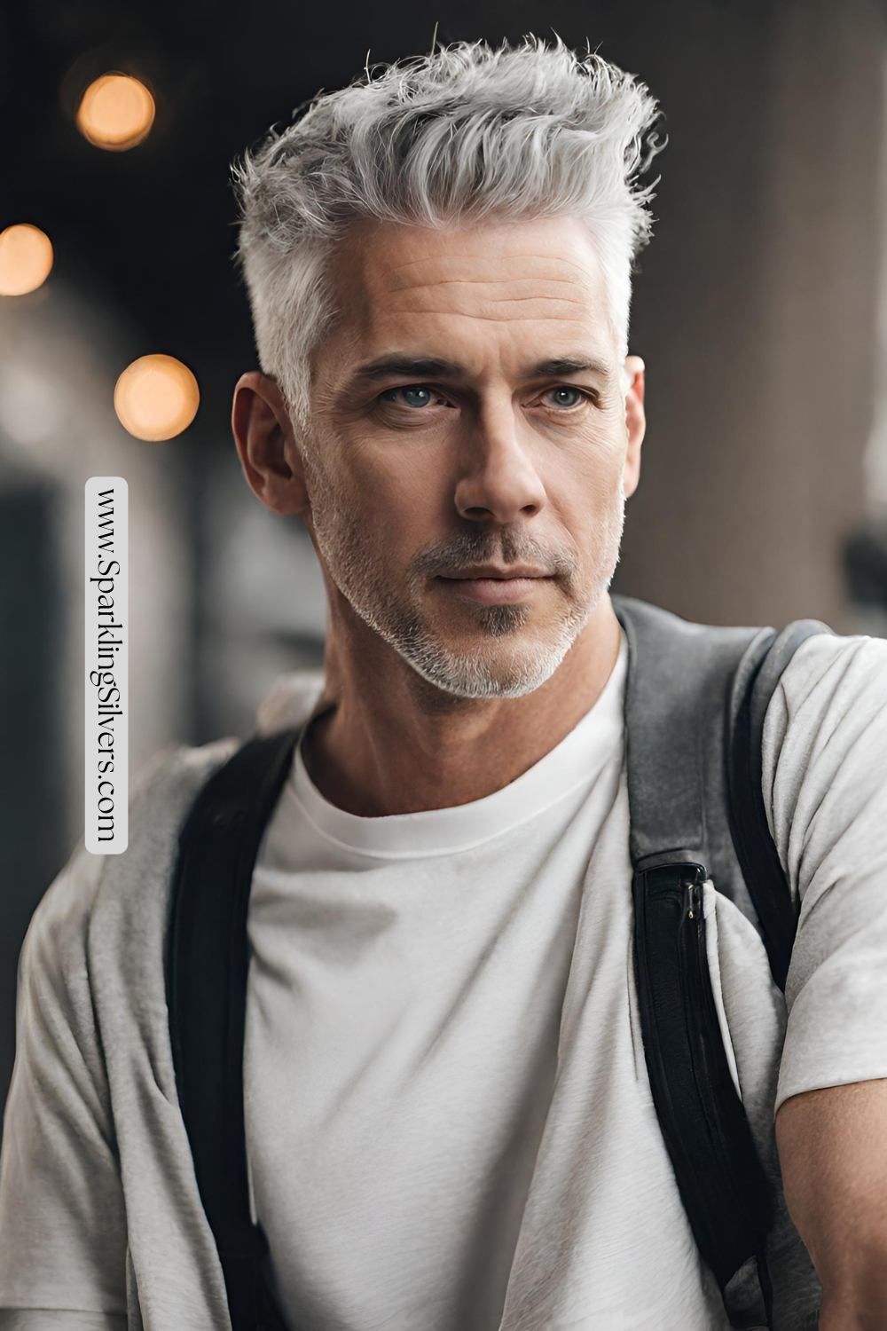 Modern Gray Hairstyles for Men - SparklingSilvers