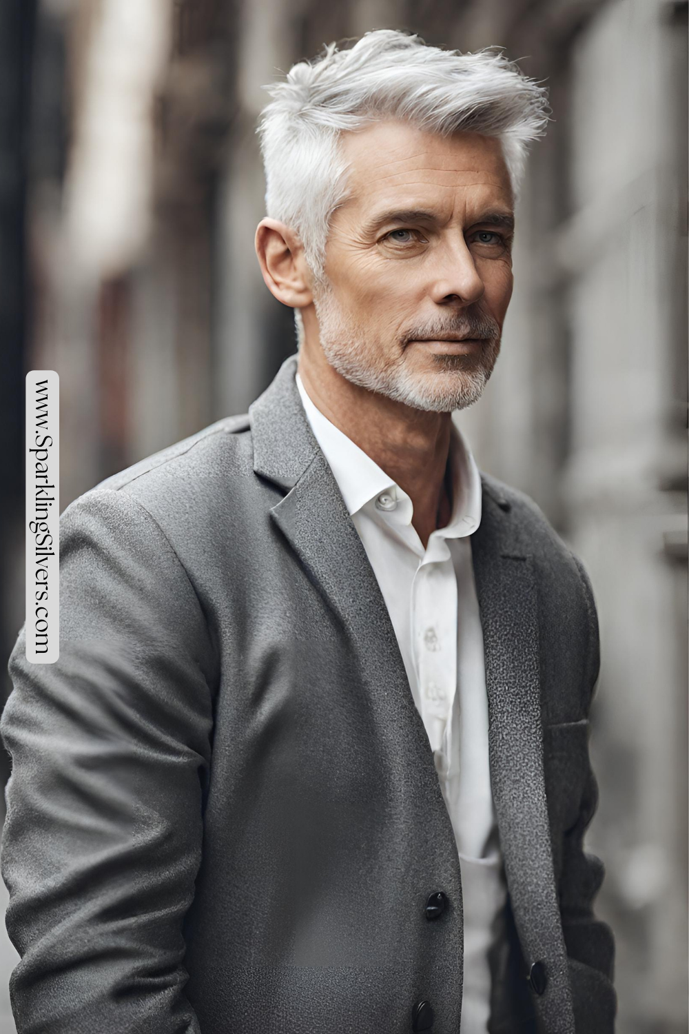 Modern Gray Hairstyles for Men - SparklingSilvers