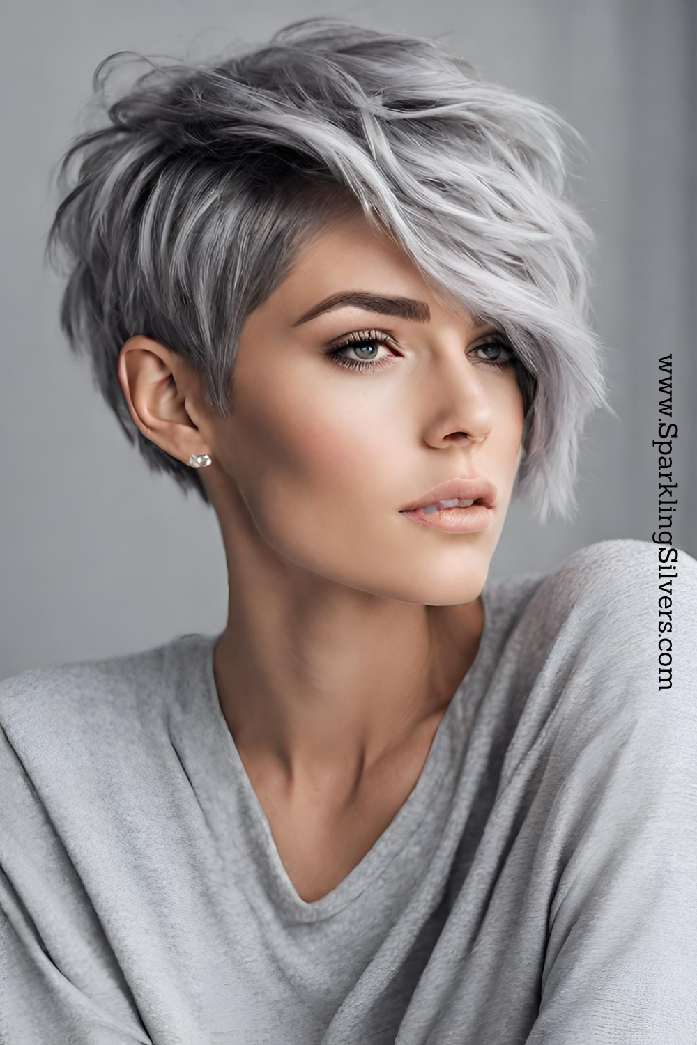 Glamorous Gray Haircuts For Women - SparklingSilvers