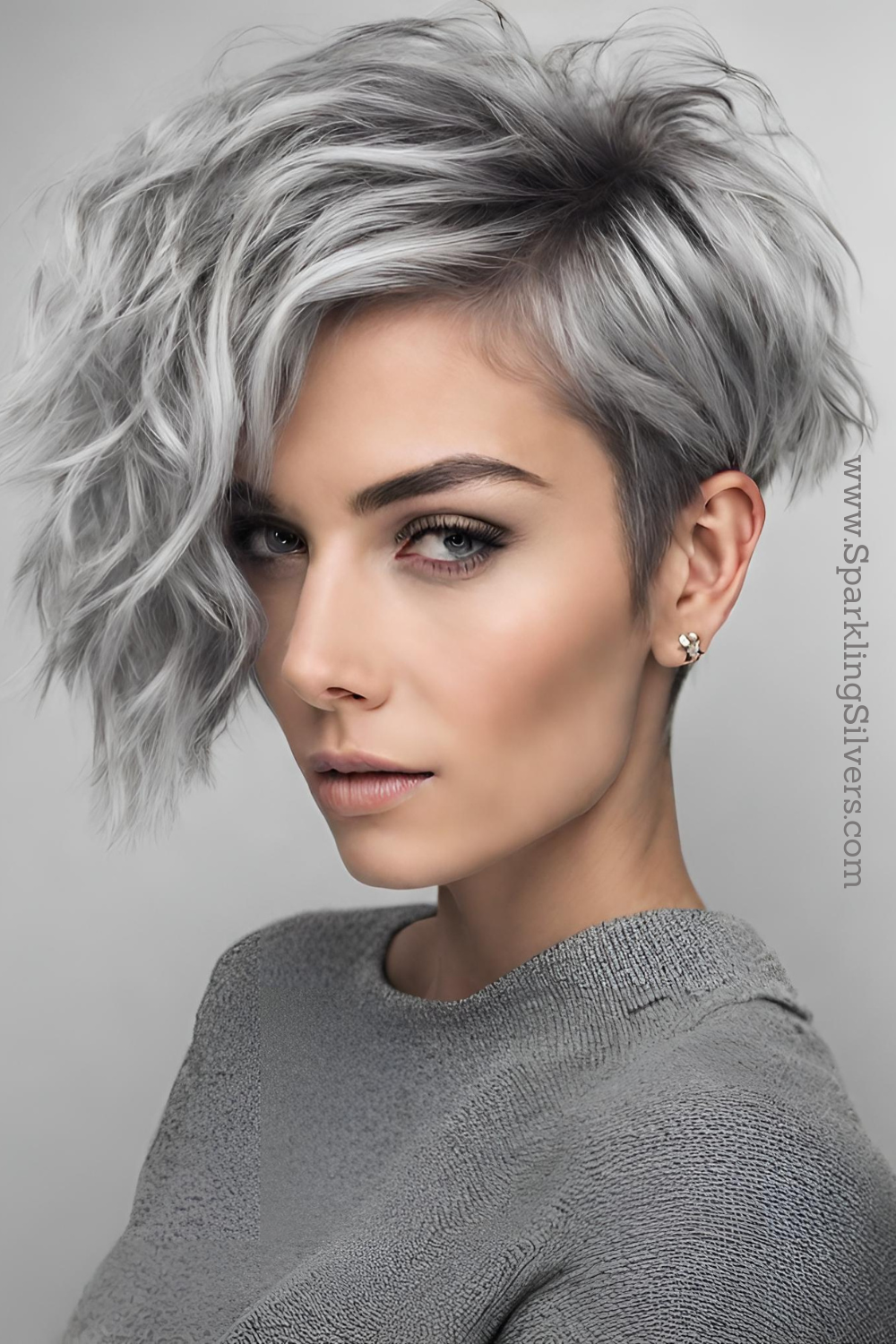 Glamorous Gray Haircuts For Women - SparklingSilvers