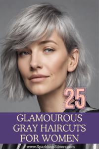glamorous gray haircuts for women