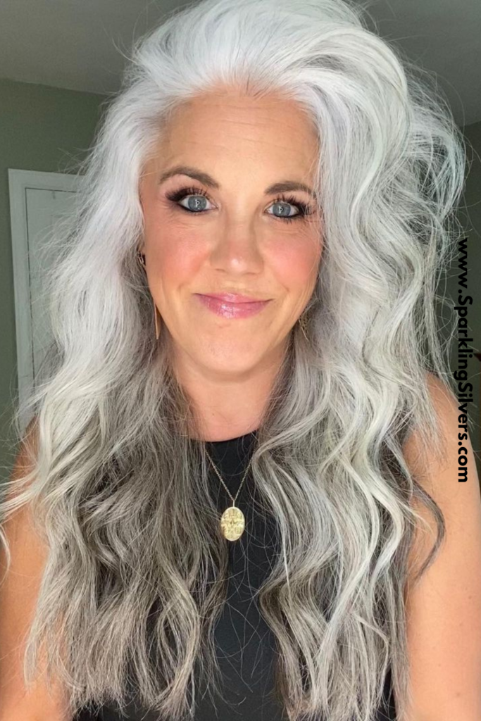 long gray hair natural
