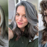 Long grey hairstyles for all face shapes