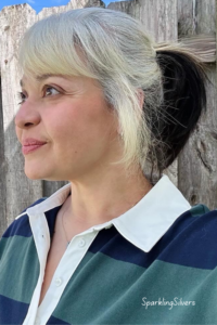 Six months into going gray naturally